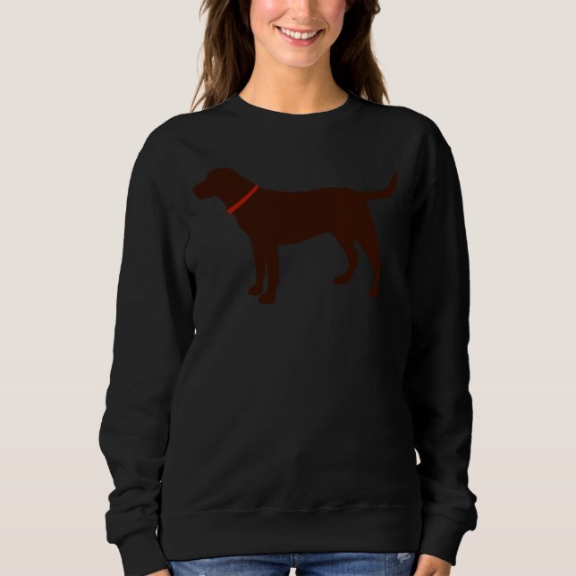 Black Labrador Sweatshirt (Vorderseite)