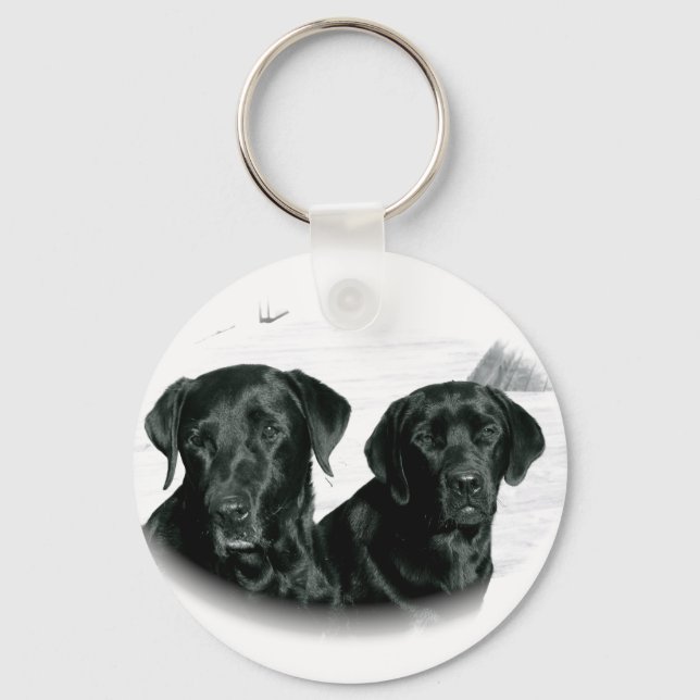 Black Labs Schlüsselanhänger (Vorderseite)