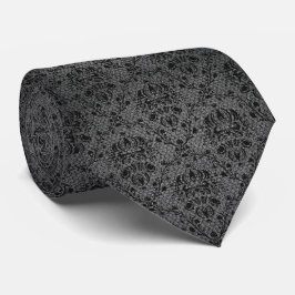 Black Lace Fashion Designer Texture Neck Tie Krawatte
