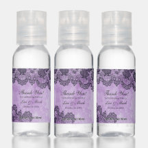 Black Lace Lila Gothic Wedding