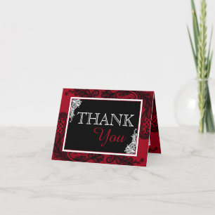 Black Lace Red Modern Goth Danke