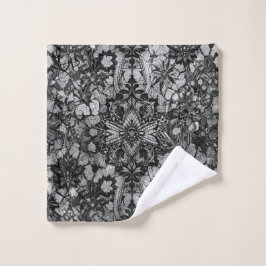 Black Lacework Artists Waschlappen