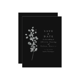 Black Lacquer Save the Date