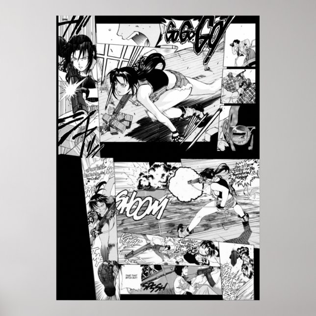 Black Lagoon Manga Poster (Vorne)