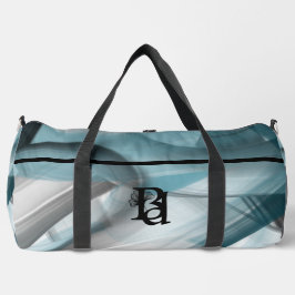 Black Large Gym Sac Tendance Océan Bleu Abstrait