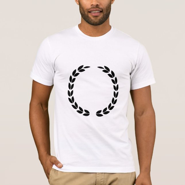Black Laurel Wreath Set Classic Sieg T-Shirt (Vorderseite)