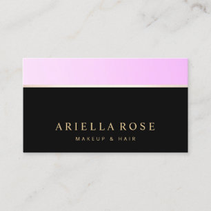 Black Lavender Ombre Beauty Salon Visitenkarte