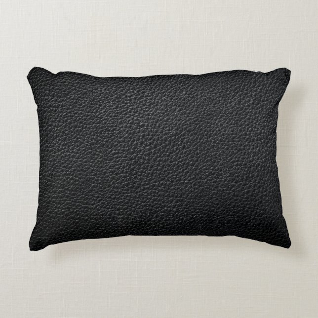 Black leather texture and backgroundleather,textur dekokissen (Vorderseite)