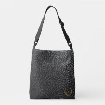 Black Leather Tote Bag