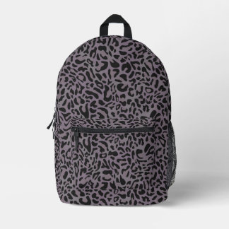 black leopard bedruckter rucksack