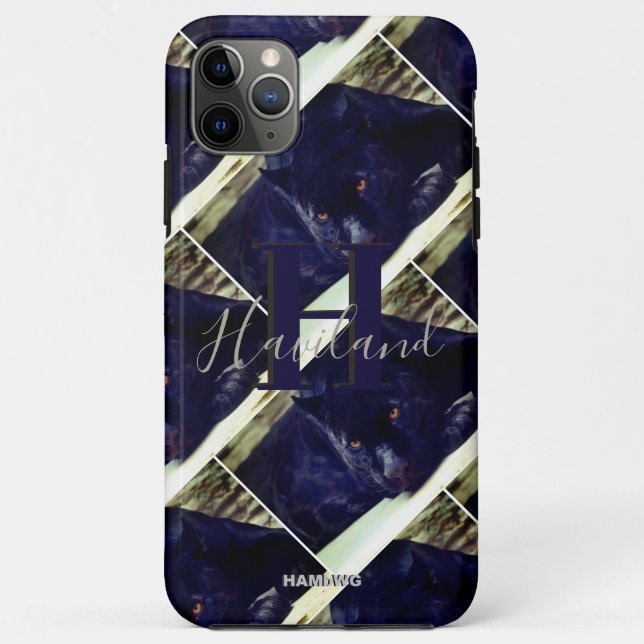 Black Leopard Enhancement - HAMbWG Case-Mate iPhone Hülle (Rückseite)