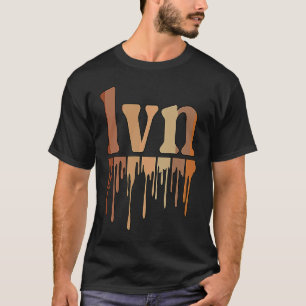 Black Licised Vocational Nurse African American L T-Shirt