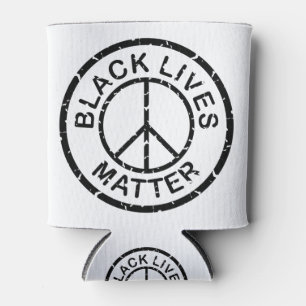 Black Life Materie Friedenszeichen Dosenkühler