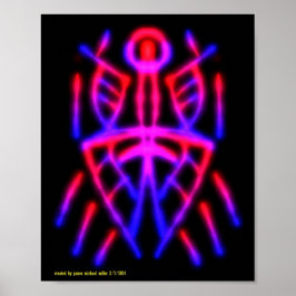 Black Light Poster von James Michael Miller