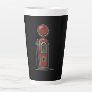 Black Lightning Oil Company Retro-Tankstelle Milchtasse