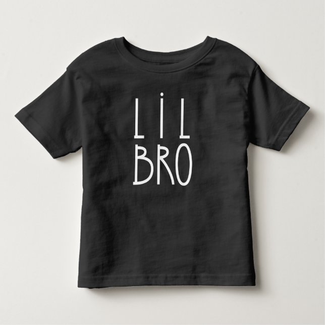 Black LIL BRO Kleinkind T-shirt (Vorderseite)