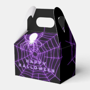 Black & Lila Halloween Spiegelei Box Geschenkschachtel