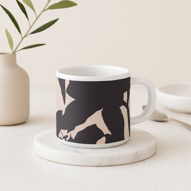Black Lily Silhouette Espressotasse (Von Creator hochgeladen)