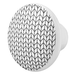 BLACK LINE KNIT Keramikknopf Keramikknauf