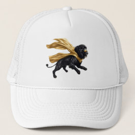 Black Lion Superhero Hat Truckerkappe