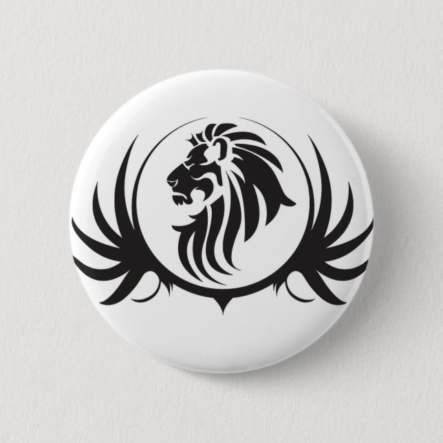 Black Lions Head Button (Vorderseite)