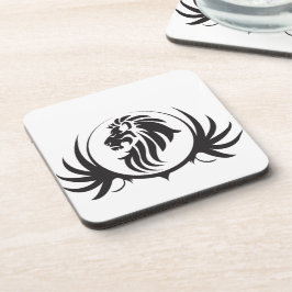 Black Lions Head Untersetzer