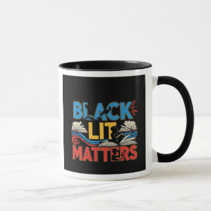 Black Lit Matters Fettreiche afrozentrische Lite Tasse