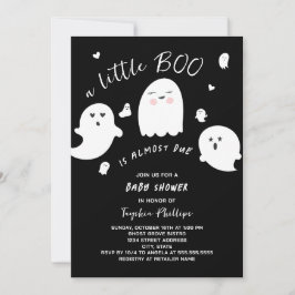 Black Little Boo ist die passende Kinderdusche Einladung