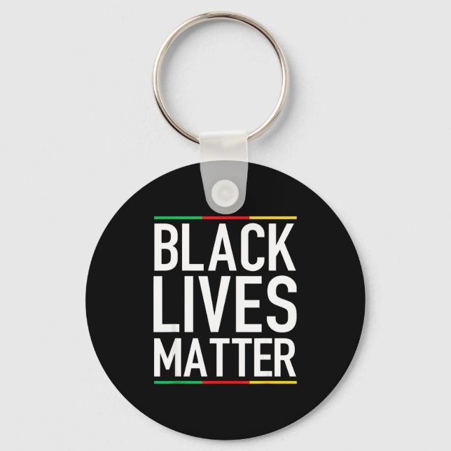 Black Lives Blm Human Rights Black History Month  Schlüsselanhänger (Vorderseite)