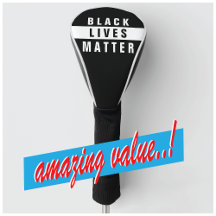 Black Lives Match Golf Head Cover