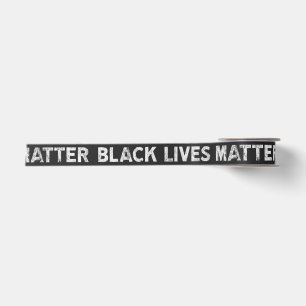 Black Lives Match Repetier Textblock-Band Satinband