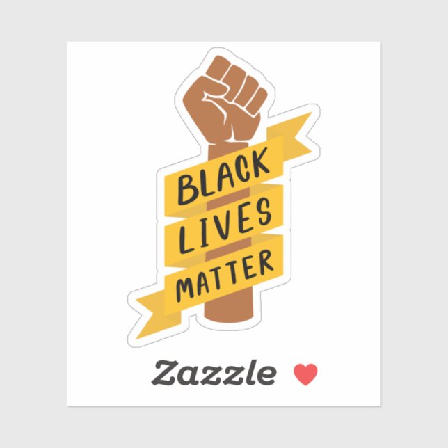 Black Lives Materie Aufkleber (Blatt)