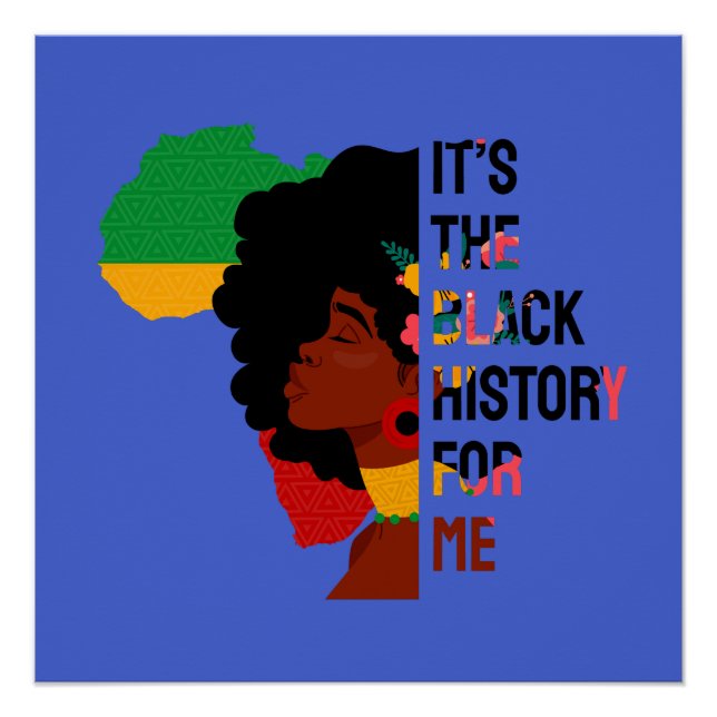 Black Lives Materie | Black History Month Poster (Vorderseite)
