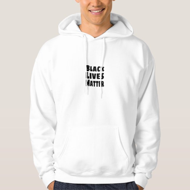 Black Lives Materie BLM Hoodie (Vorderseite)
