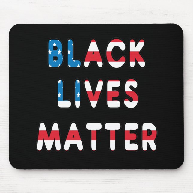 Black Lives Materie BLM Mousepad (Vorne)