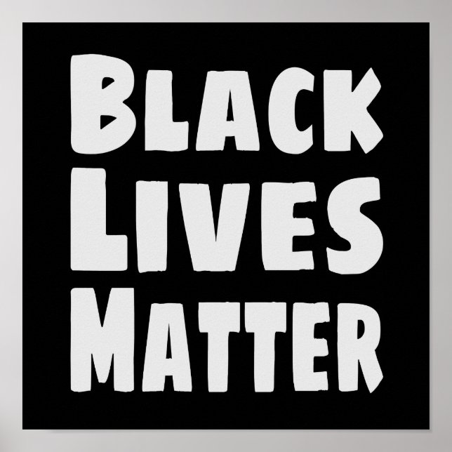 Black Lives Materie BLM Poster (Vorne)