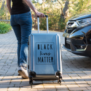 Black Lives Materie   BLM Race Equality Luggage Aufkleber