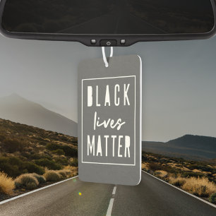Black Lives Materie BLM Race Equality Modern Autolufterfrischer