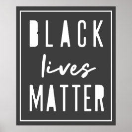 Black Lives Materie | BLM Race Equality Modern Poster