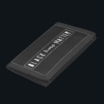 Black Lives Materie | BLM Race Equality Modern Trifold Geldbörse<br><div class="desc">Ein einfaches,  stilvolles "Black Life Materie" zitiert Kunstdesign mit zeitgenössischer urbaner Typografie und einer einfachen,  kühnen Grenze. Unser minimalistisches,  modernes,  einfarbiges Schwarz-Weiß-Design wird von der BLM-Bewegung inspiriert,  um das Bewusstsein für Rassismus und Rassengleichheit zu schärfen.</div>