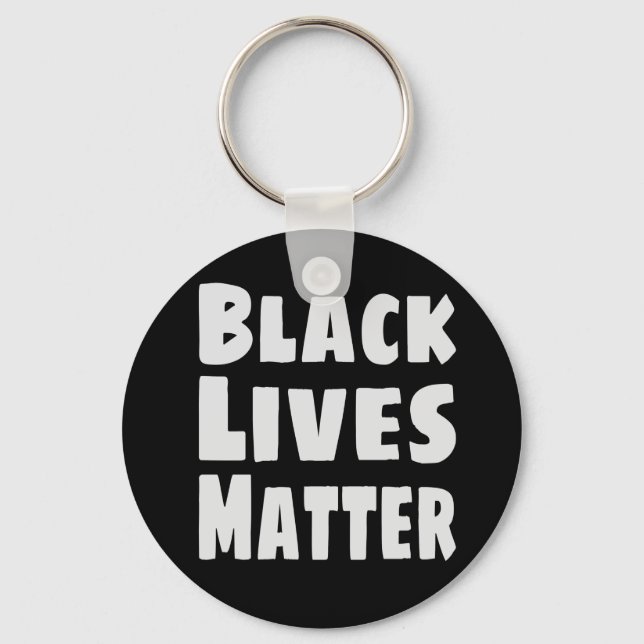 Black Lives Materie BLM Schlüsselanhänger (Vorderseite)