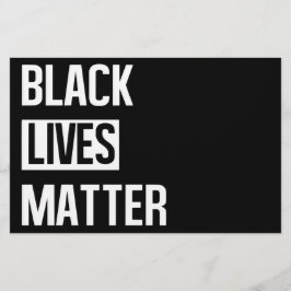 Black Lives Materie Briefpapier