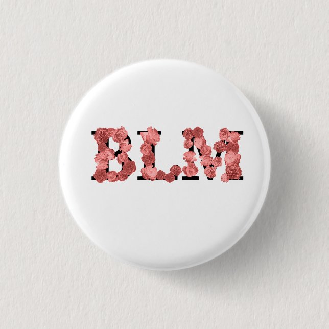 Black Lives Materie Button (Vorderseite)