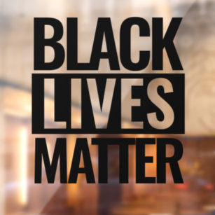 Black Lives Materie Fensteraufkleber