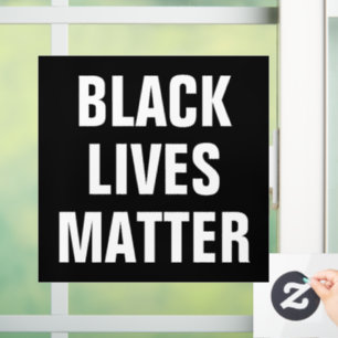 Black Lives Materie Fensteraufkleber
