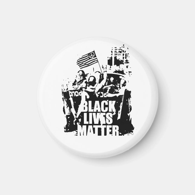 Black Lives Materie Magnet (Vorne)