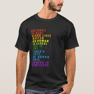 Black Lives Materie Menschenrechte BLM T-Shirt