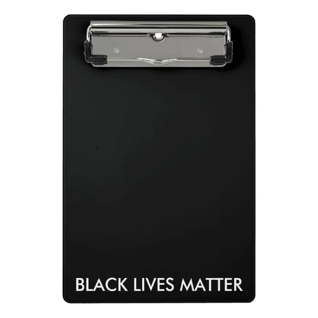 Black Lives Materie Mini Klemmbrett (Vorderseite)