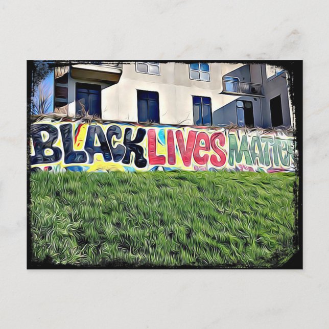 Black Lives Materie Postcard Postkarte (Vorderseite)