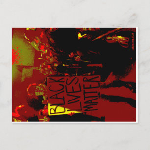 Black Lives Materie Postcard Postkarte